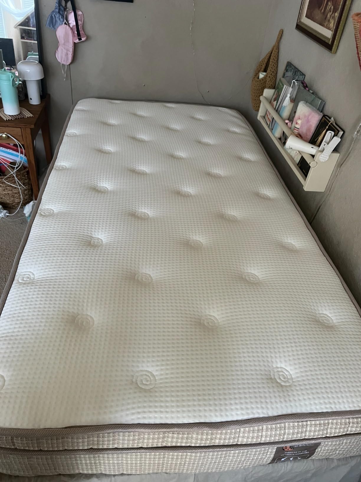 Firm Queen Size Mattress Topper, 4 Inch Gel Memory Foam, Dual Firmness High Density Cooling Foam Bed Pad with Removable Bamboo Cover for Back or Hip Pain, Pressure Relieve, 365-Night Trial, CertiPUR-US customer photo 2