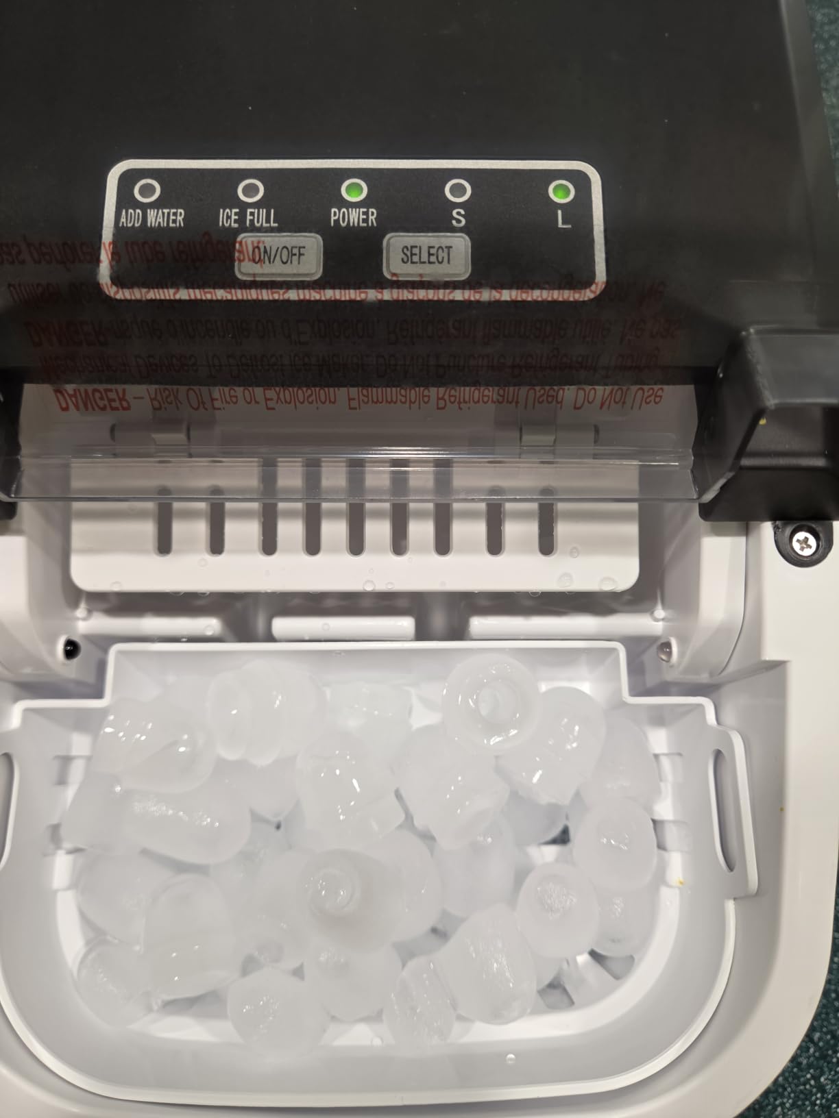 COWSAR Nugget Countertop Ice Maker, Automatic Ice Dispenser, 33 lbs/Day Chewable Pellet Ice Machine with Self-Cleaning & Measured Dispensing, Portable Ice Maker for Home, Kitchen, Office customer photo 1