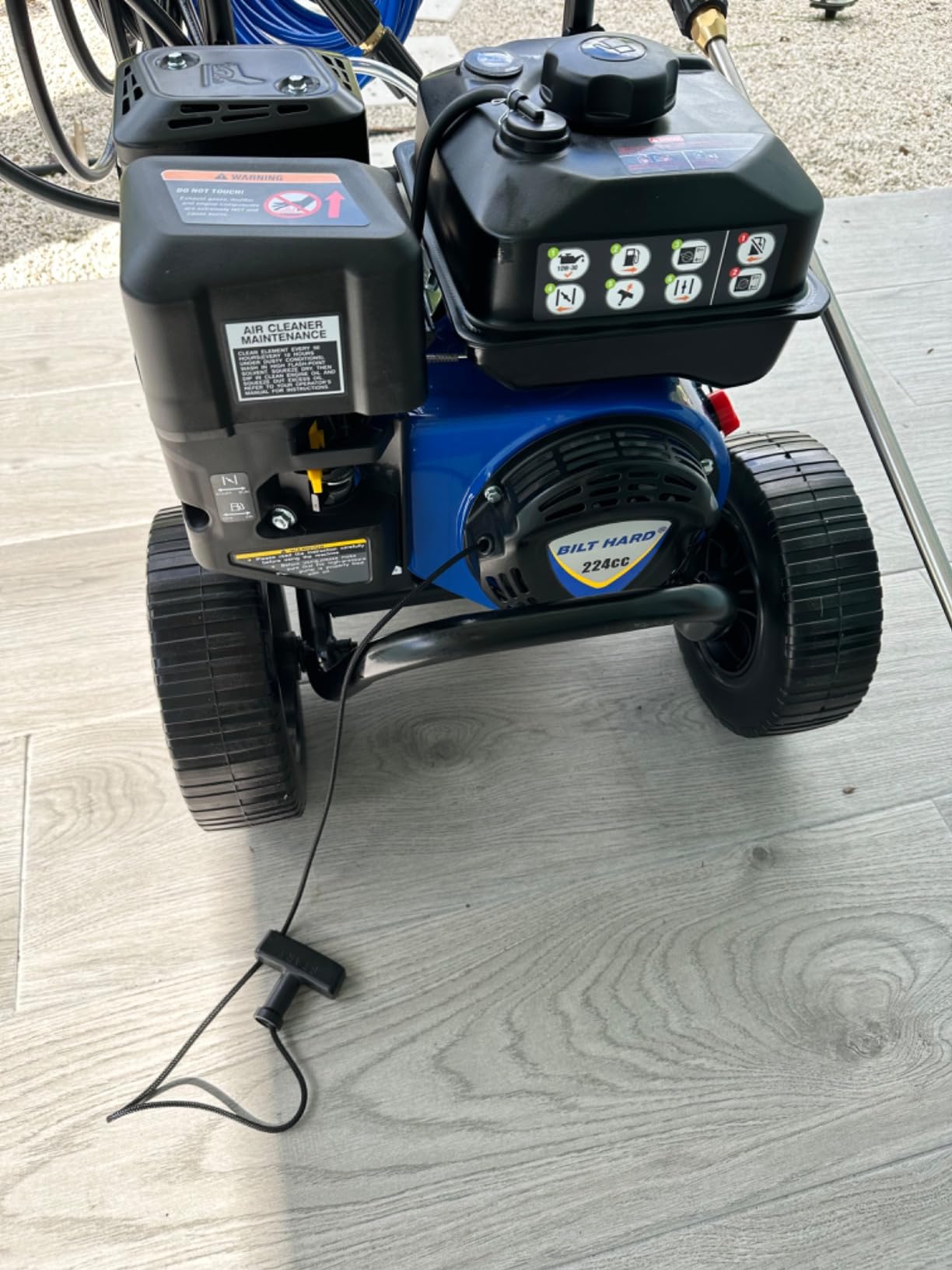 BILTHARD 3500 PSI Gas Pressure Washer, 2.6 GPM Heavy Duty Power Washer with 212cc 4 Cycle Engine, Spray Gun and Wand, 5 Quick Connect Nozzle Tips, 30 Foot Hose customer photo 1