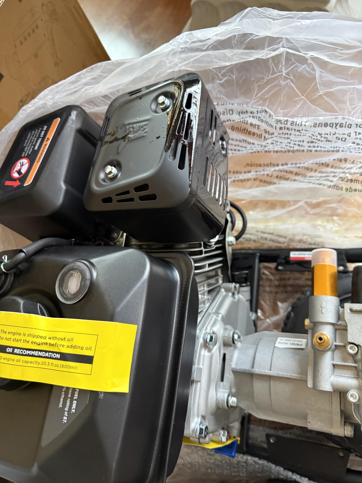 BILTHARD 3500 PSI Gas Pressure Washer, 2.6 GPM Heavy Duty Power Washer with 212cc 4 Cycle Engine, Spray Gun and Wand, 5 Quick Connect Nozzle Tips, 30 Foot Hose customer photo 2
