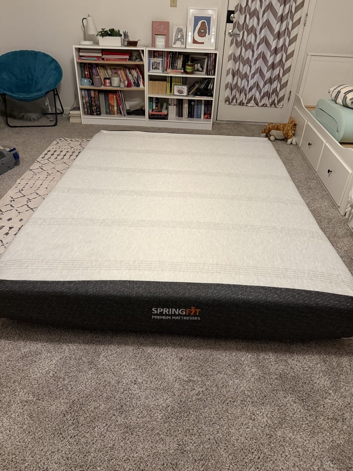 Springfit 500 lbs Supporting Heavy Duty Mattress for Big and Tall People, 10 Inch Queen Size Hybrid Mattress, Reinforced Coil System, Pressure Relief, Fiberglass-Free, CertiPUR-US Mattress in a Box customer photo 1
