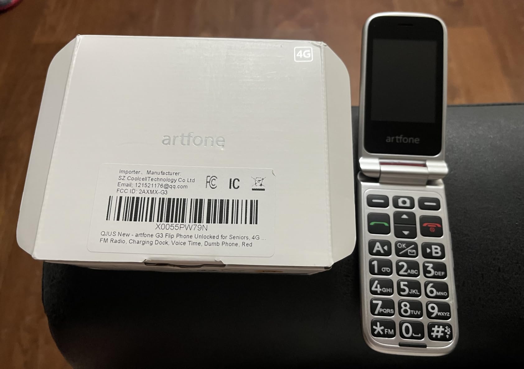 artfone G3 Flip Phone Unlocked for Seniors, 4G Volte Basic Phone, 2.4
