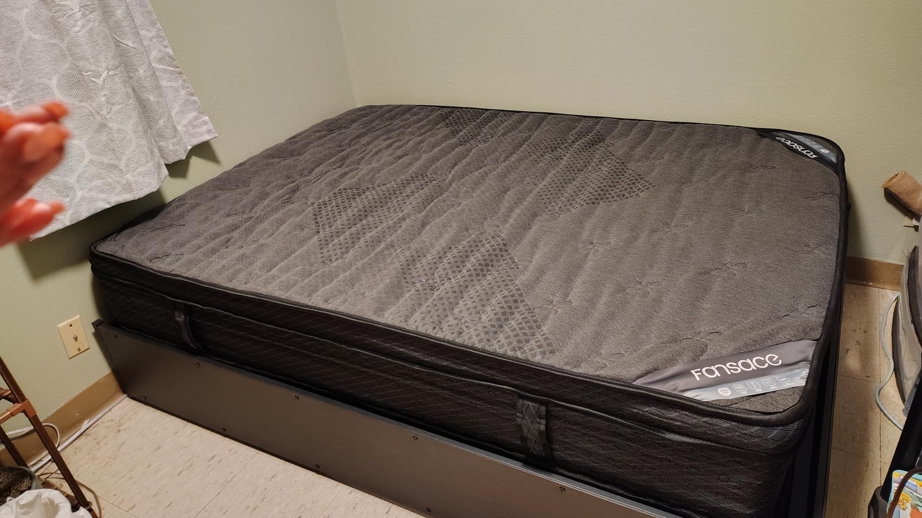 (High-End Upgraded) Luxury 14 Inch King Size Hybrid Mattress in a Box | with Gel Memory Foam & Pocket Springs, 7-Zone Support & Pressure Relief, Reinforced Edge Support, 365-Night Trial, Medium Firm customer photo 1