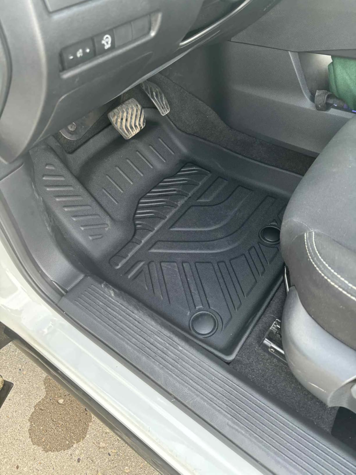 Floor Mats for Nissan Pathfinder 7/8 Seats 2026 2022-2025 | All Weather Odorless Floor Liners, Custom Fit Precise Coverage, Waterproof Non-Slip TPE Material, Easy to Clean customer photo 1