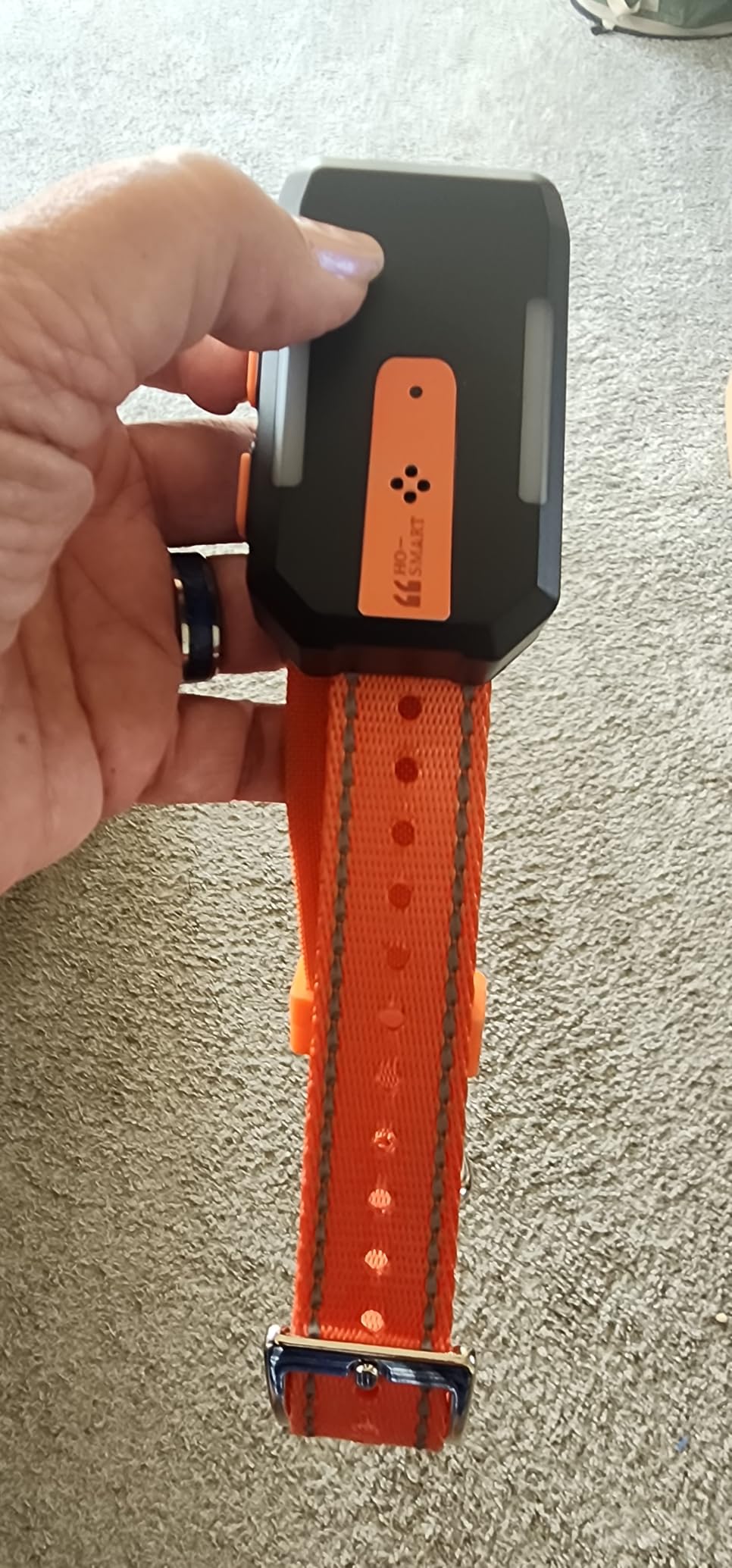 eMACROS Dog GPS Tracker No Subscription, Off-Grid, Up to 3 Mile Long Range | For 35+ lbs Dogs. 3-Level Virtual Fence, 5-Day Battery, IP67 Waterproof, Arrow+Distance Guidance, Light & Sound customer photo 2