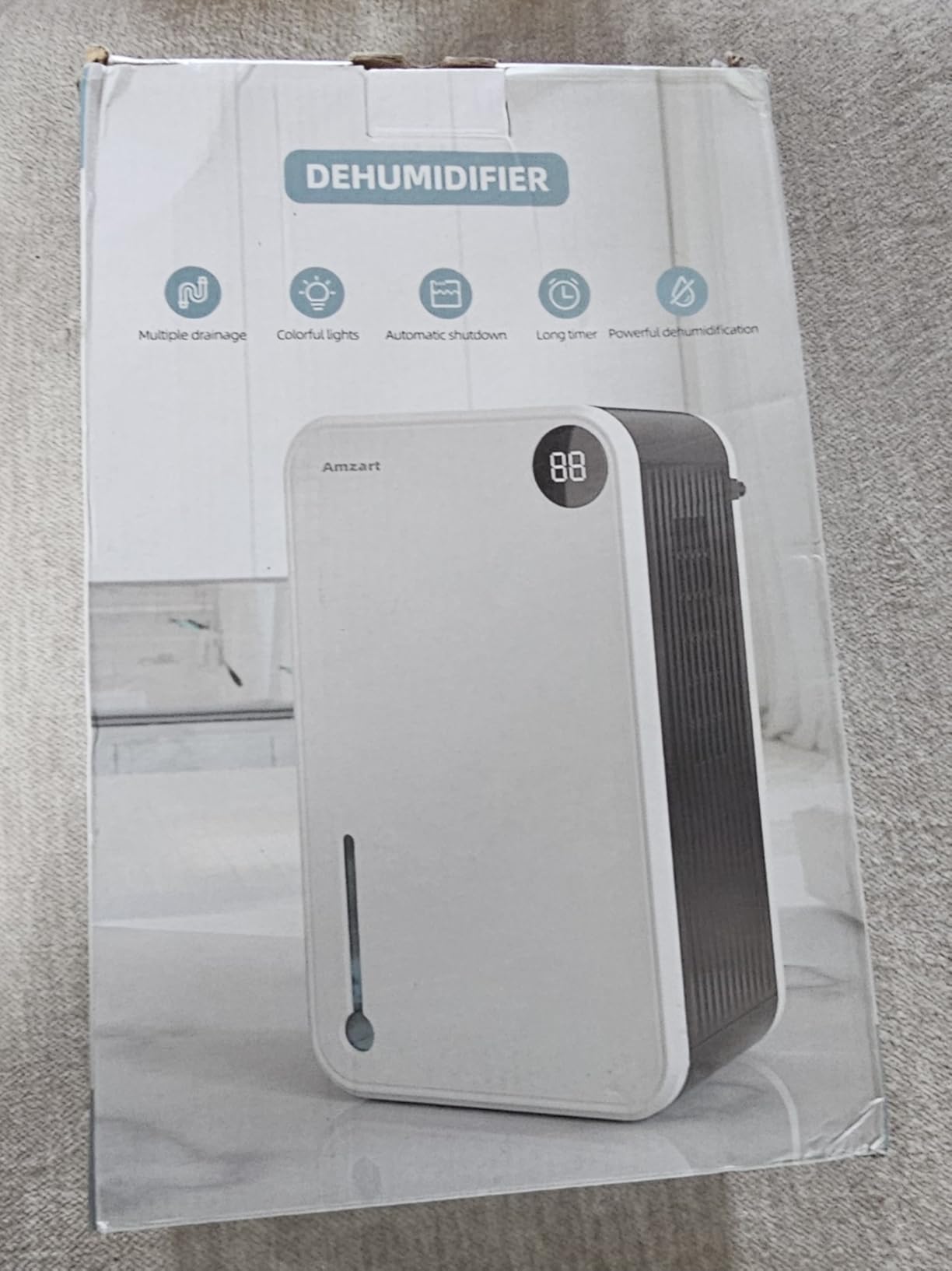 KeepGlad 80 Pints Energy Star Dehumidifier, 5,000 Sq.Ft for Whole Home & Basement, Compressor Dehumidifier with Drain Hose, Advanced Humidity & Moisture Control, Smart Auto Comfort Mode, Quiet customer photo 1