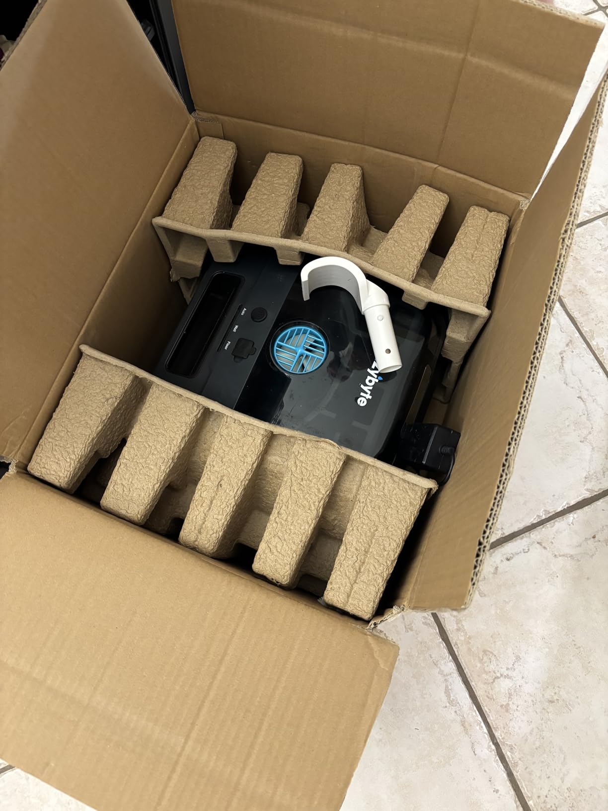 Cordless Robotic Pool Vacuum Cleaner, APP Support, Blue | Intelligent Route Planning, Wall & Waterline Climbing, 120-Min Runtime, for Above Ground/Inground Pools up to 2000 sq. ft. customer photo 2