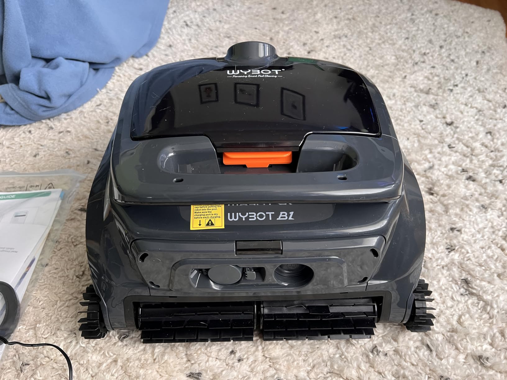 WYBOT B1 Cordless Robotic Pool Vacuum Pool Cleaner Robot for Inground Pools | Quad-Roller Brushes for Edge Cleaning, Floor & Wall Coverage, High Obstacle Crossing, Lightweight, App Control customer photo 1