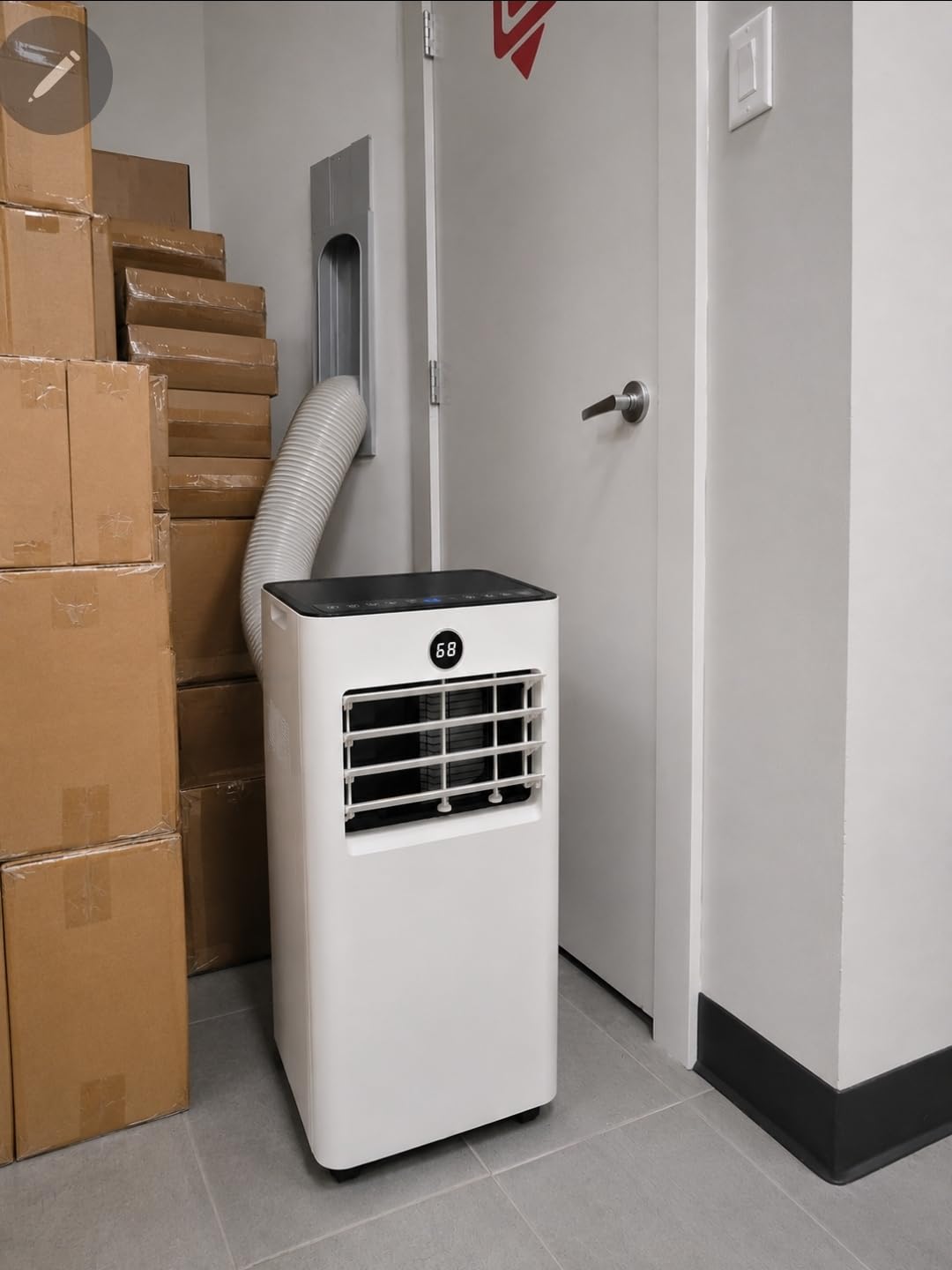 Tehanld 12000 BTU Portable Air Conditioner for Rooms up to 600 Sq.Ft | 4-in-1 with Dehumidifier, Sleep Mode, 24H Timer, 8.1 CEER Rating, 26.5ft Remote Control customer photo 1