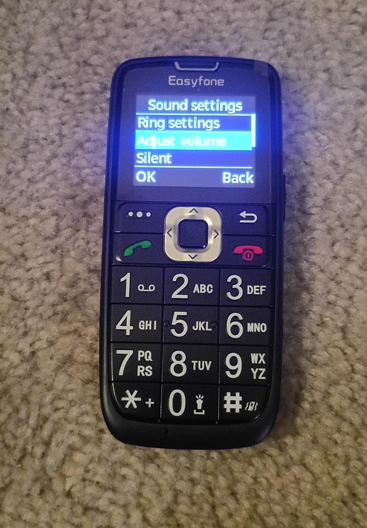 Easyfone Prime-A6 Unlocked 4G Feature Basic Cell Phone (Black) | Easy-to-Use, FM Radio, SOS Button, Easy Charging Dock, No Internet & No Camera customer photo 1