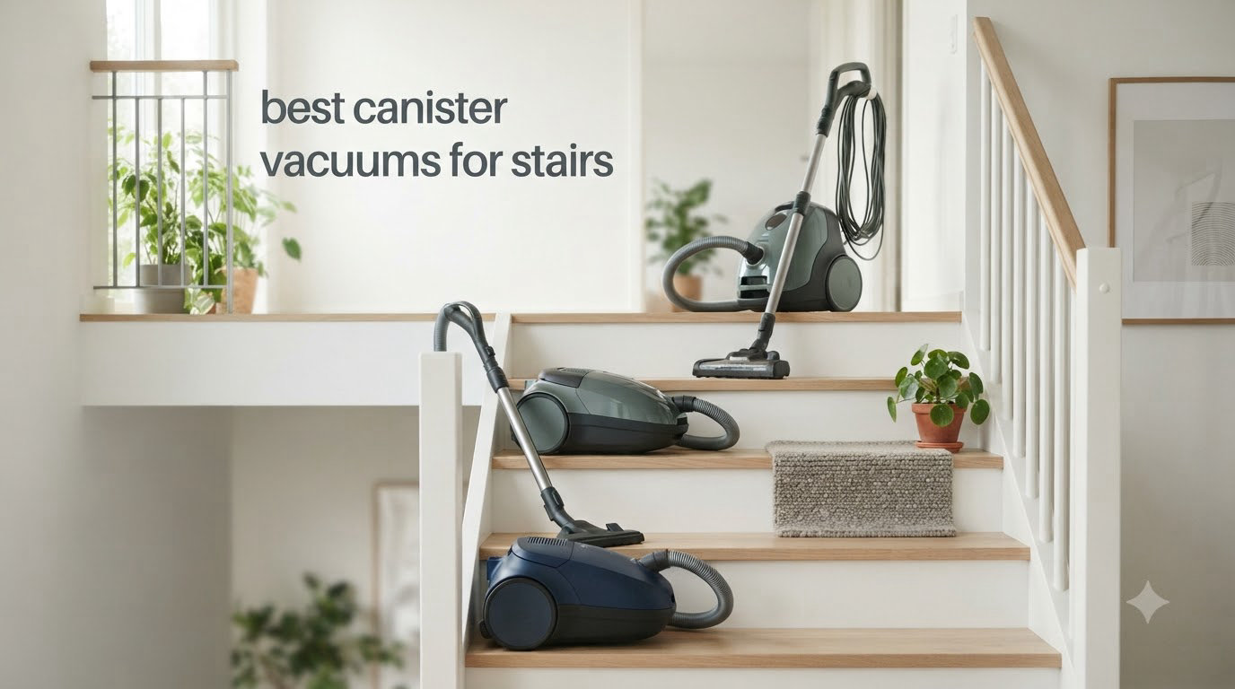 best canister vacuums for stairs