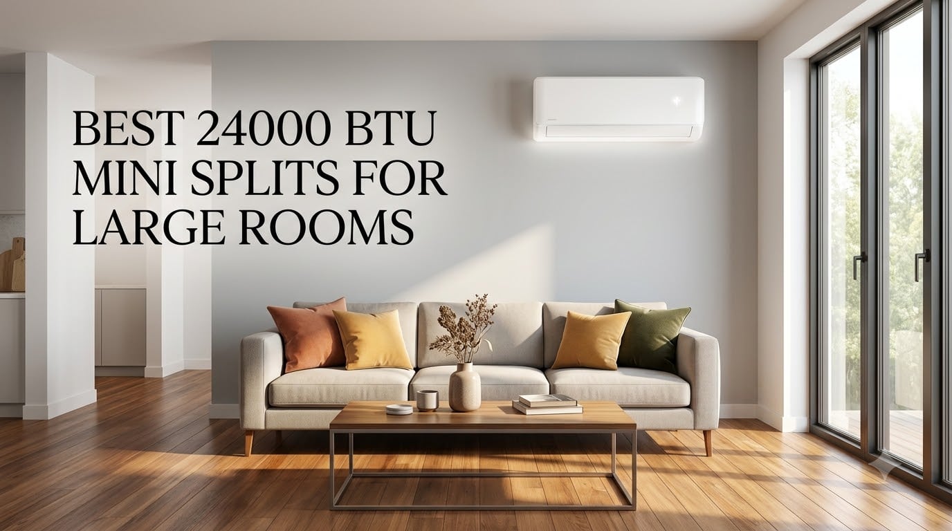 best 24000 btu mini splits for large rooms