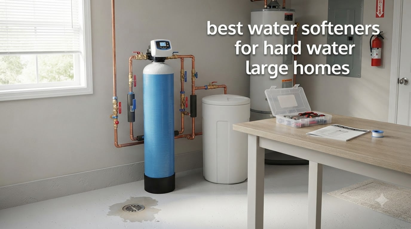 best water softeners for hard water large homes
