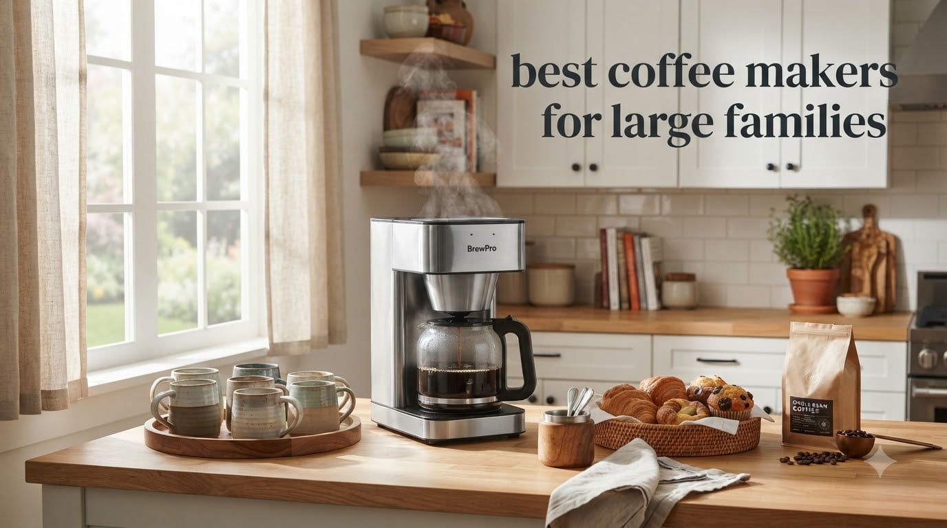 best coffee makers for large families
