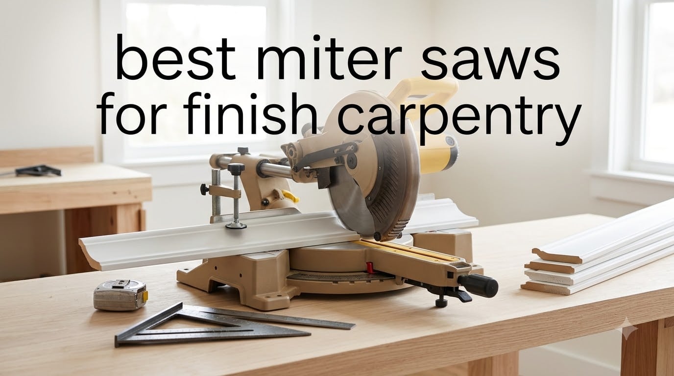 best miter saws for finish carpentry
