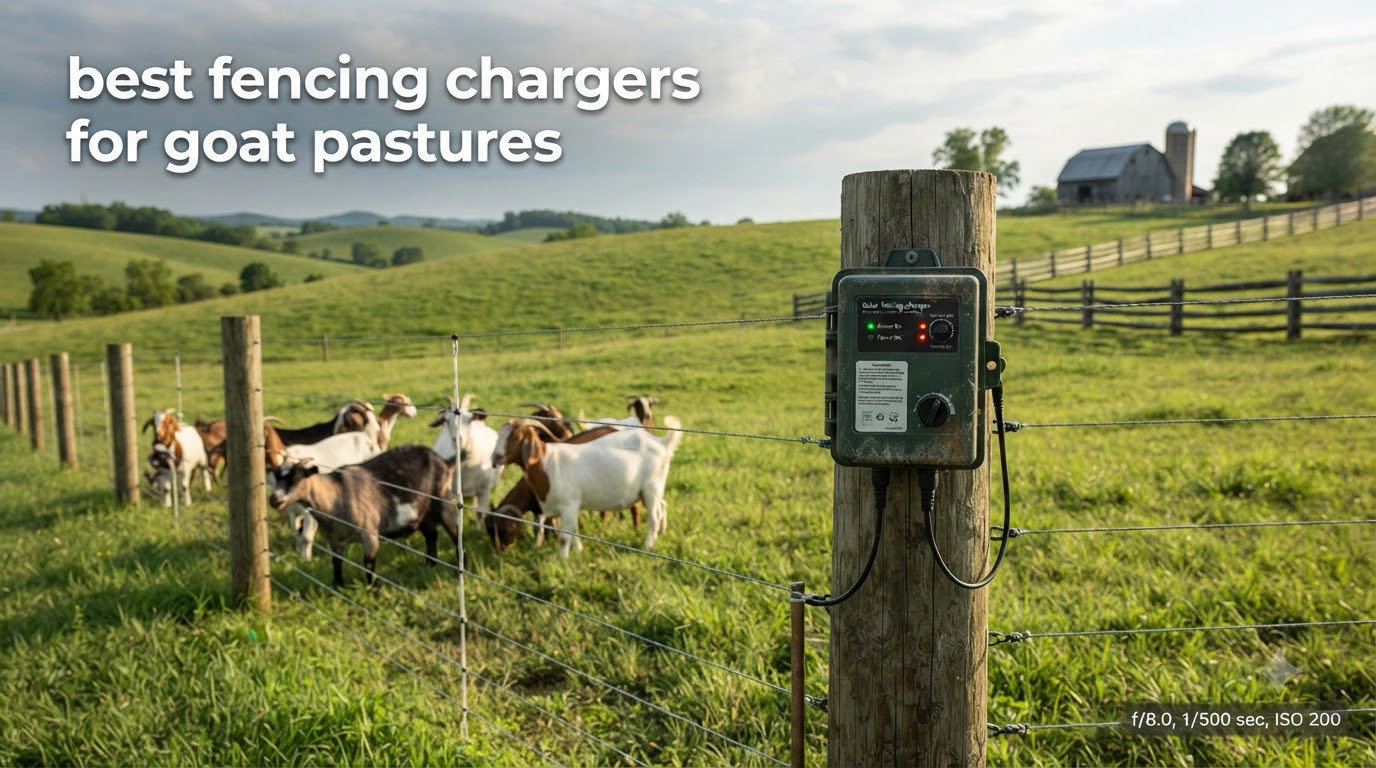 best fencing chargers for goat pastures