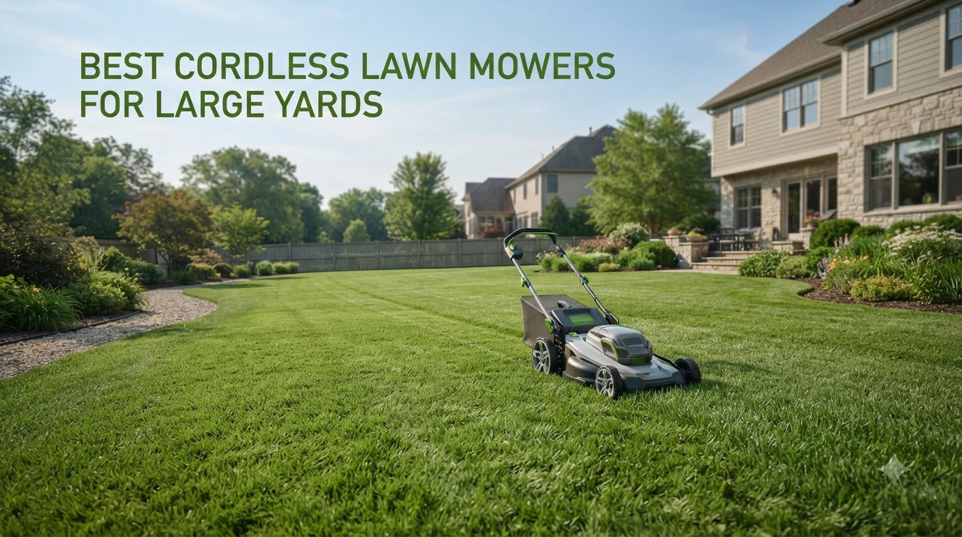 best cordless lawn mowers for large yards