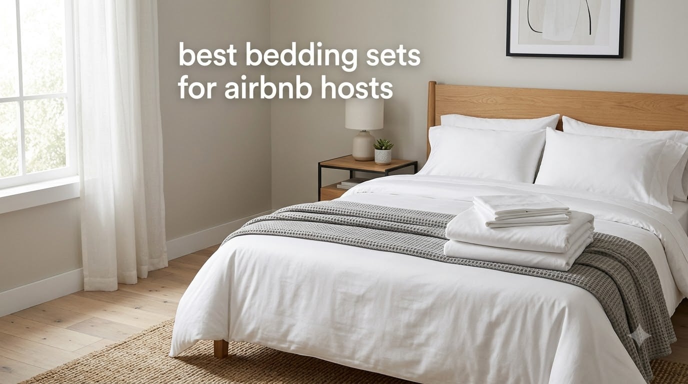 best bedding sets for airbnb hosts