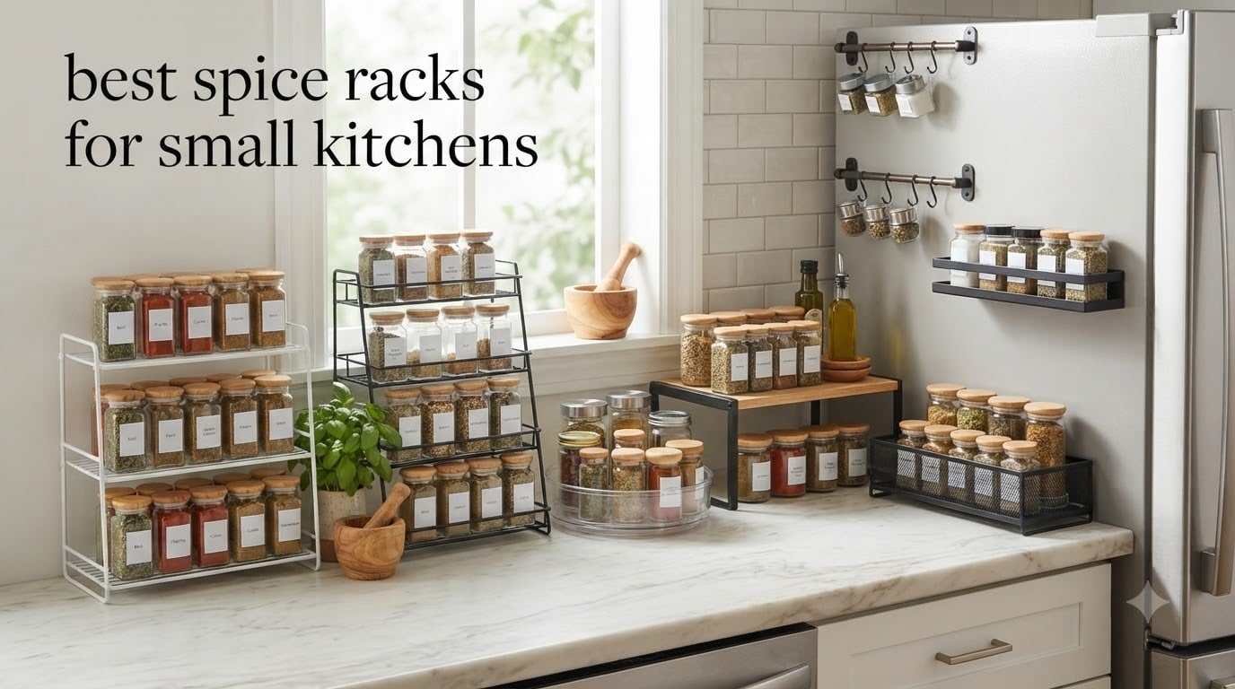 best spice racks for small kitchens