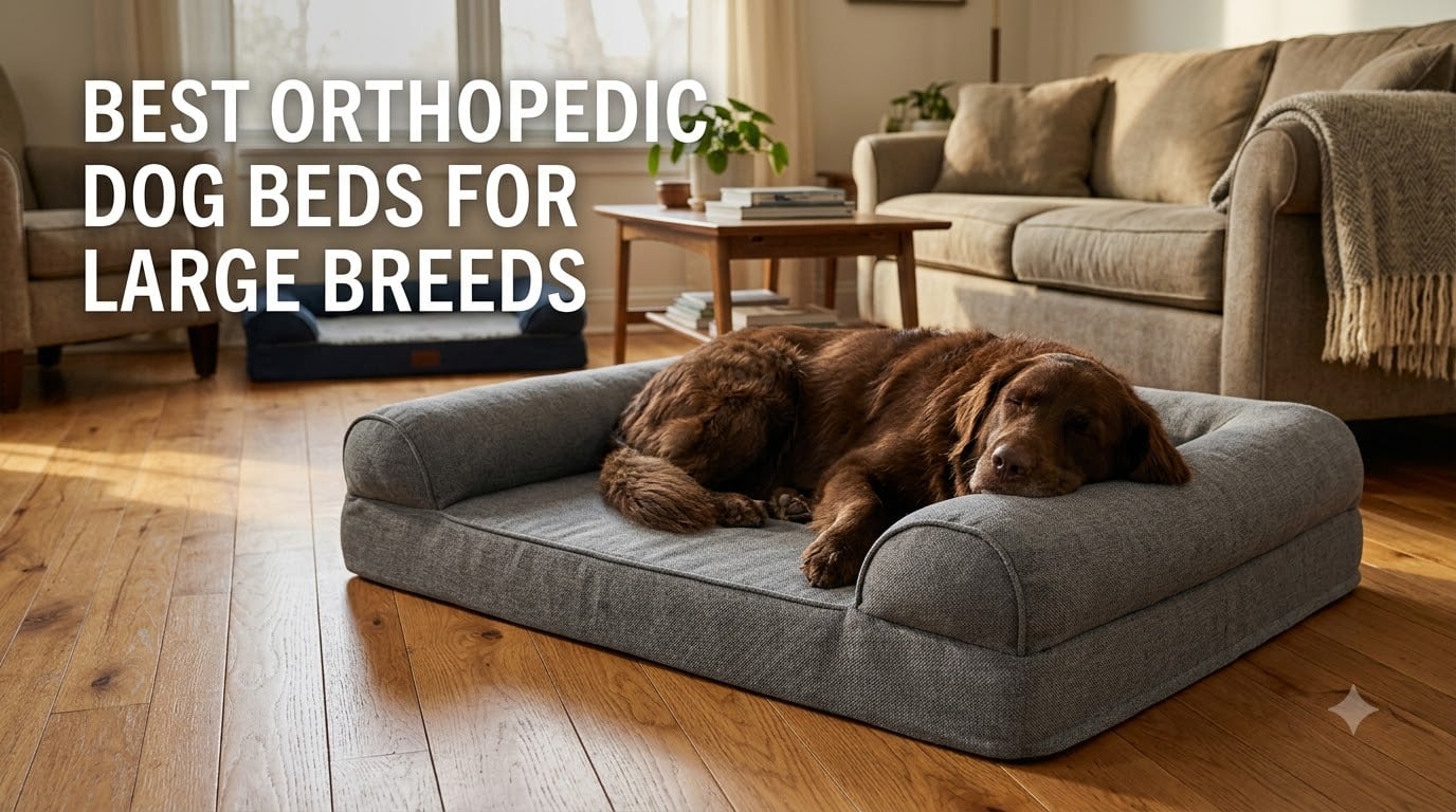best orthopedic dog beds for large breeds