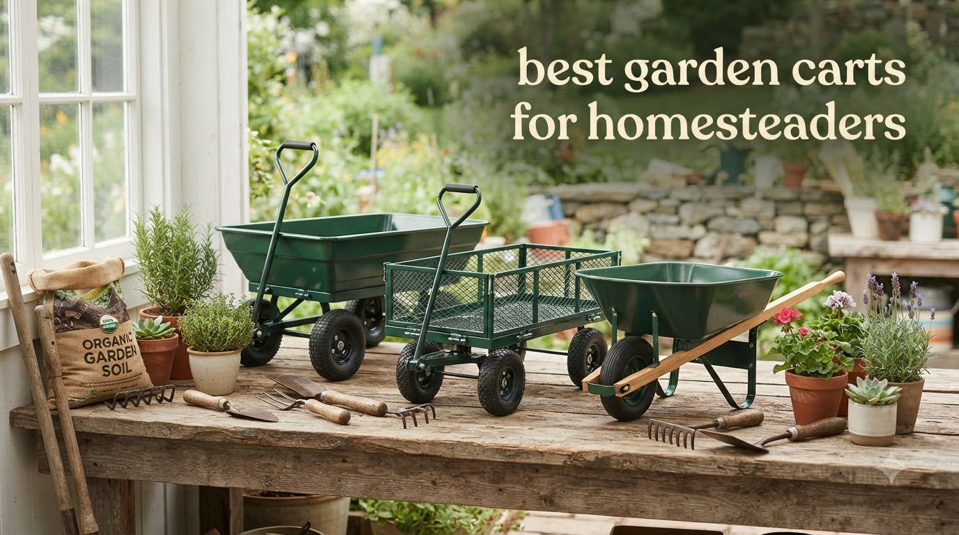 best garden carts for homesteaders
