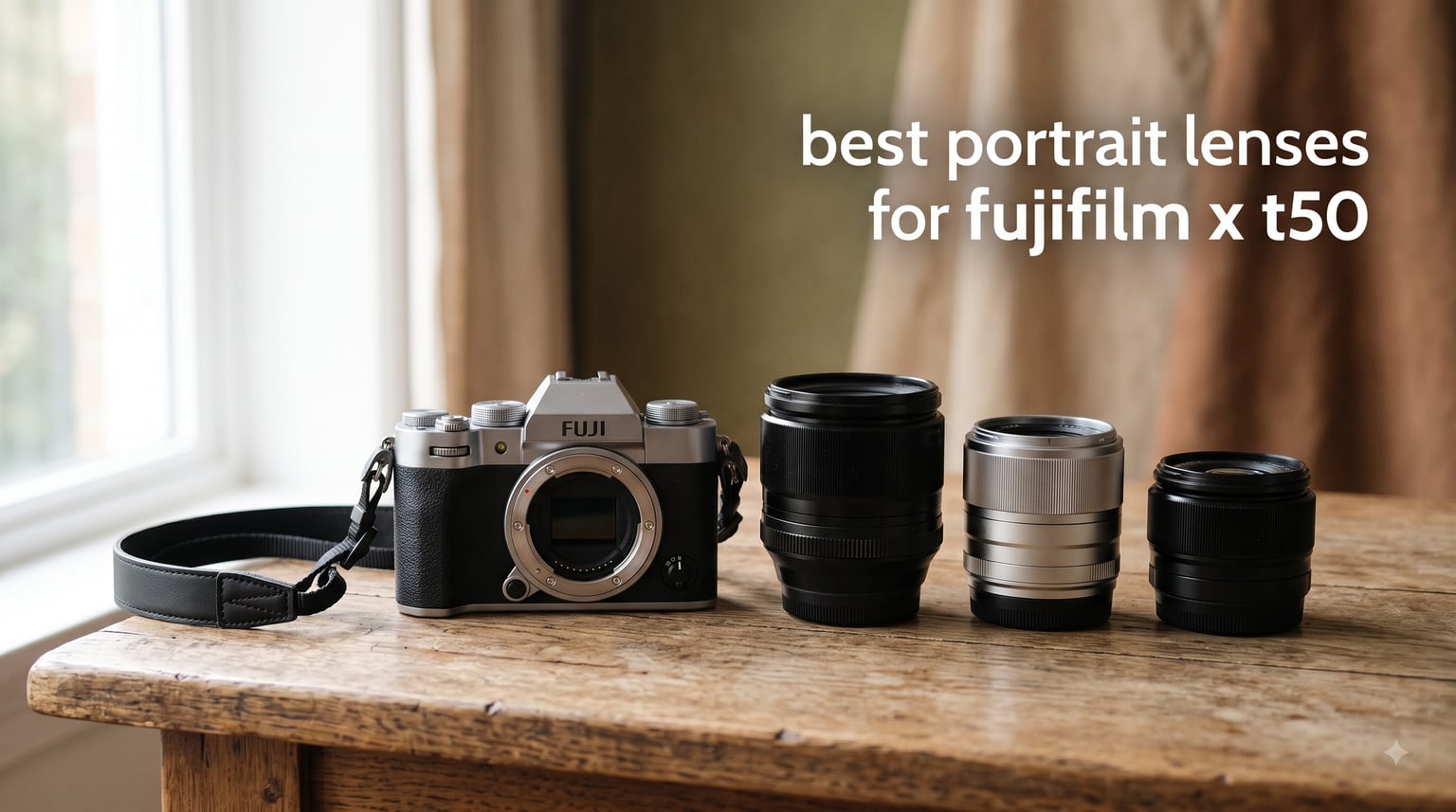 best portrait lenses for fujifilm x t50