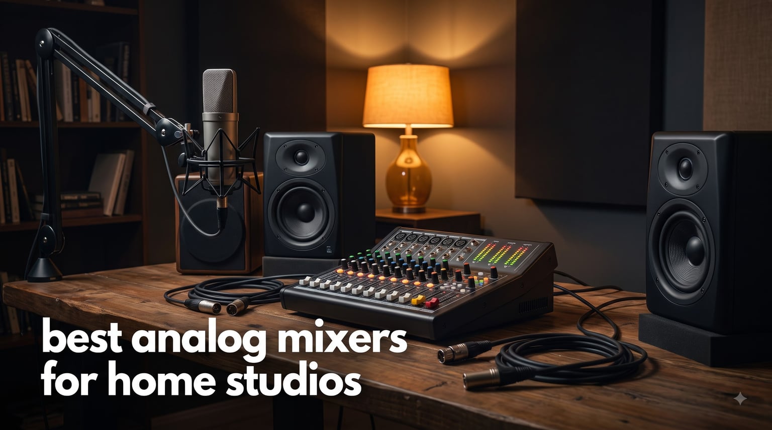 best analog mixers for home studios