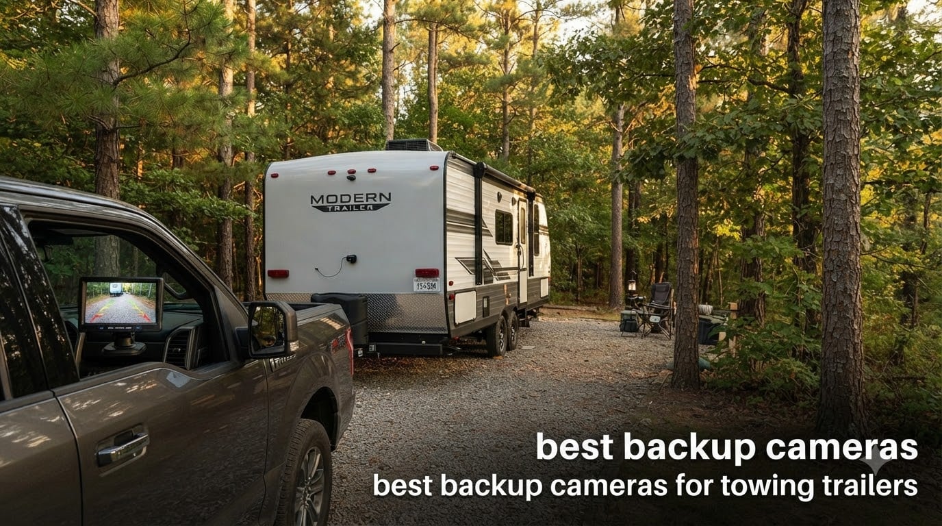 best backup cameras for towing trailers