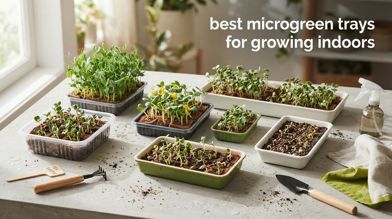 best microgreen trays for growing indoors