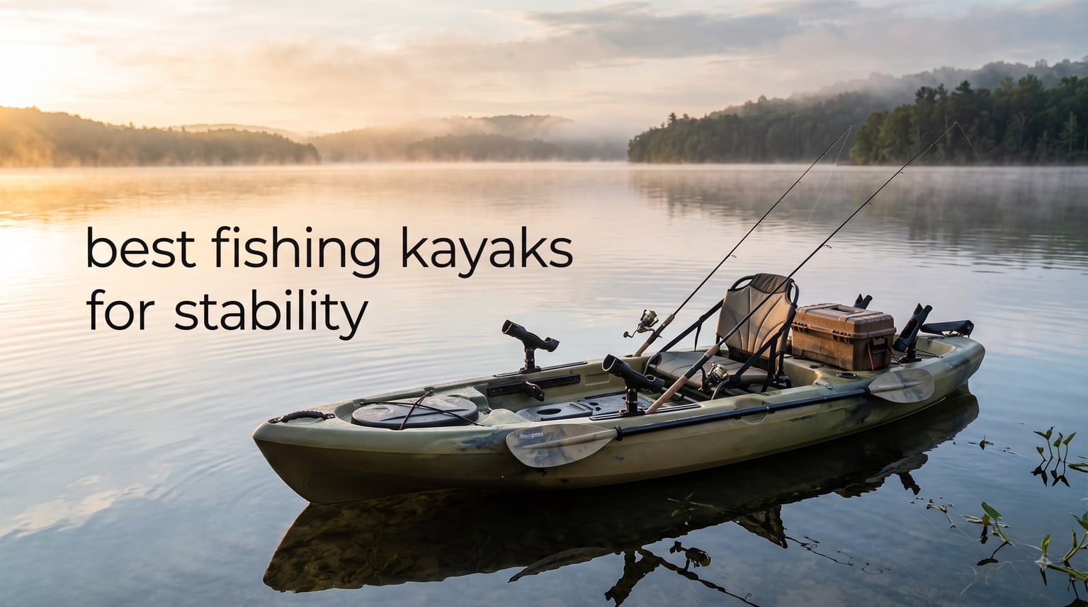 best fishing kayaks for stability