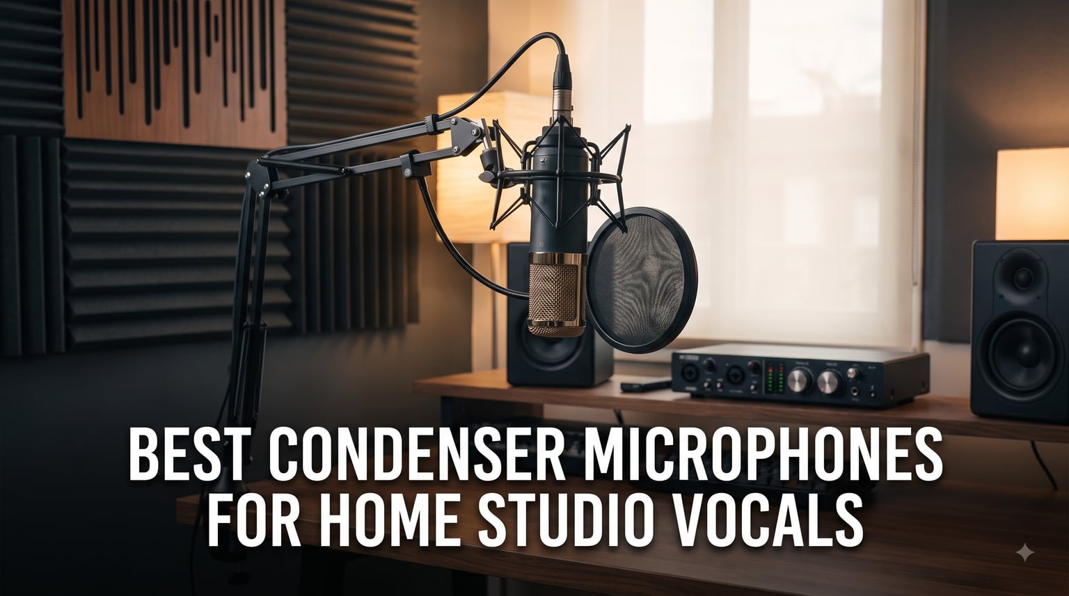 best condenser microphones for home studio vocals