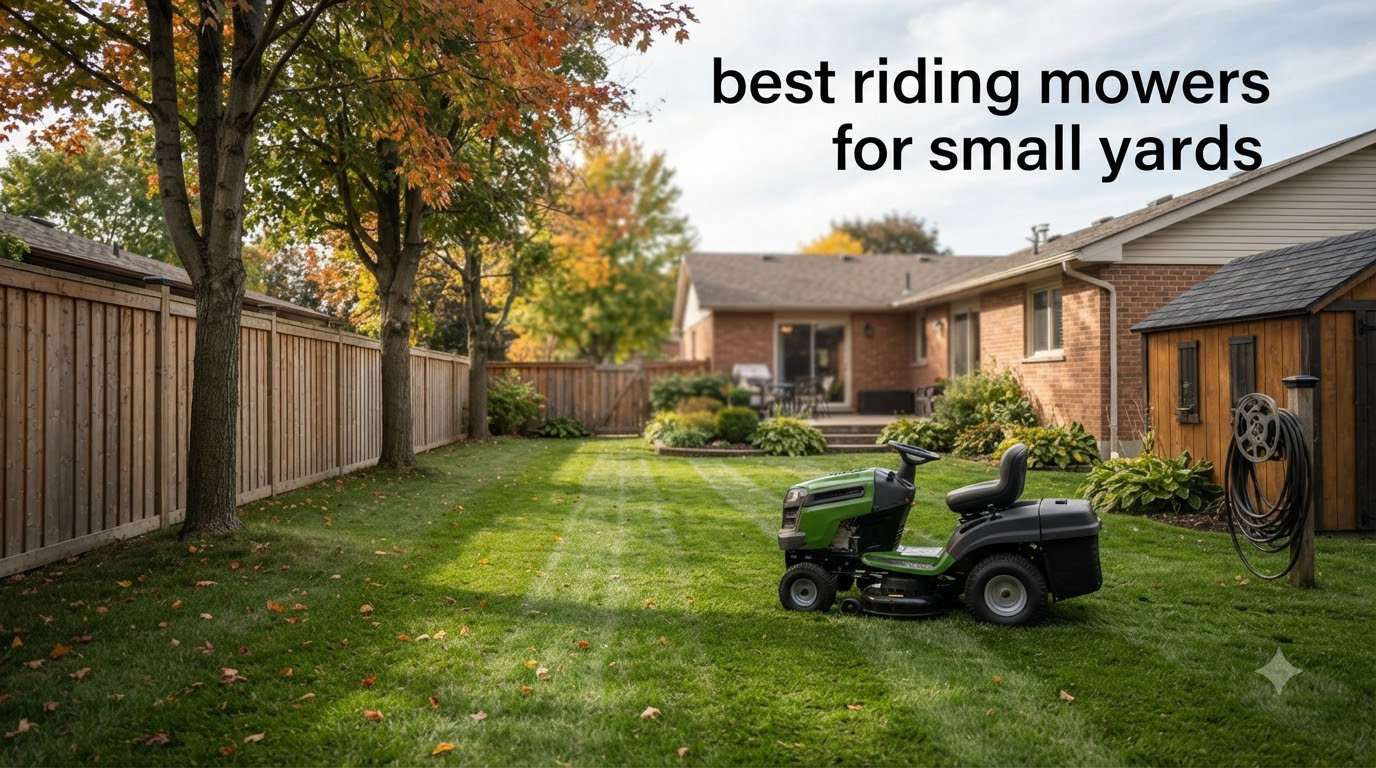 best riding mowers for small yards