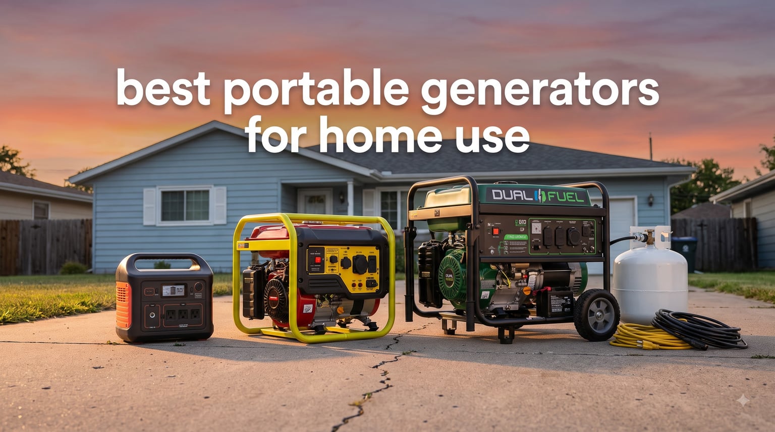 best portable generators for home use