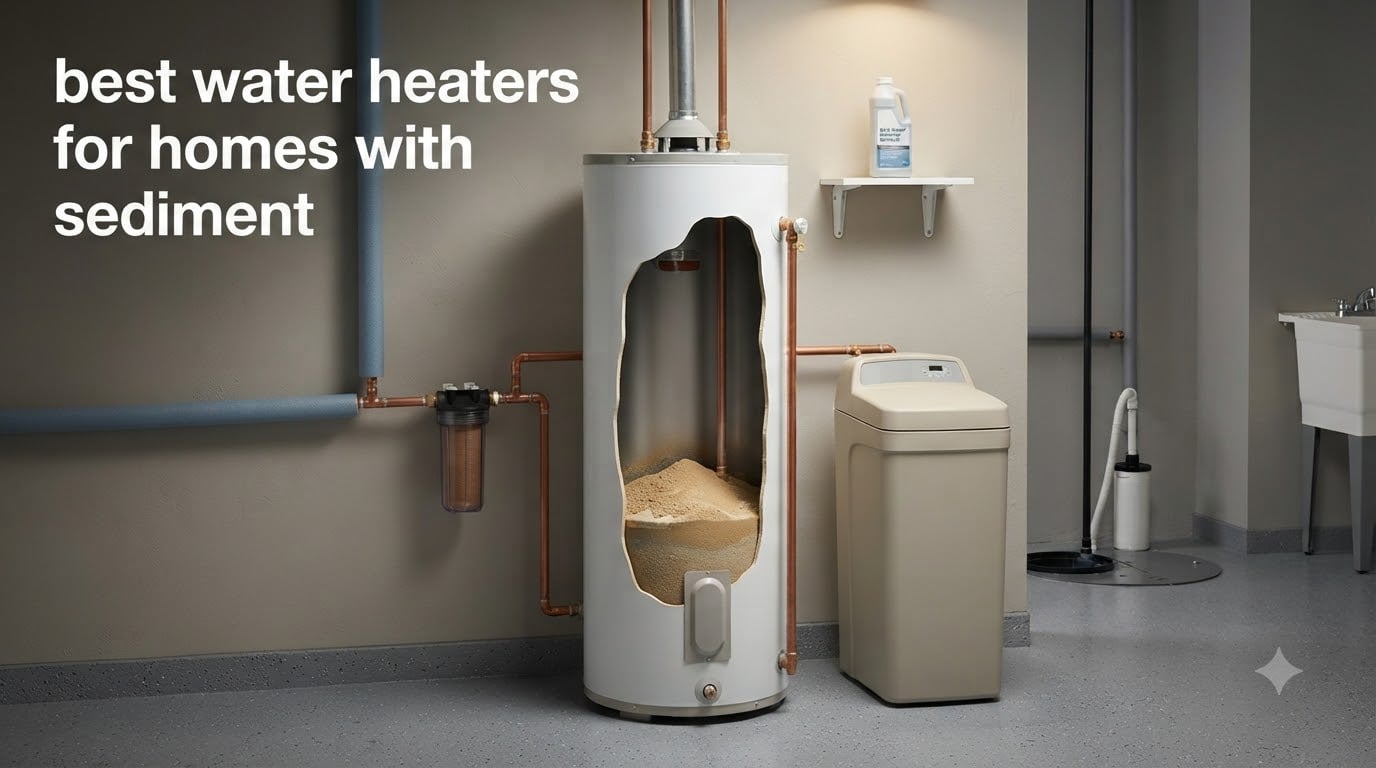 best water heaters for homes with sediment