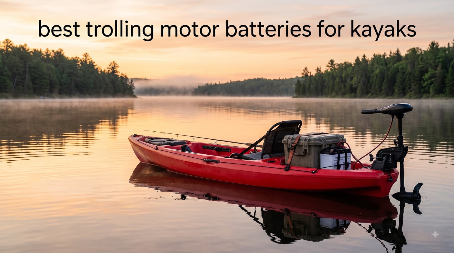 best trolling motor batteries for kayaks