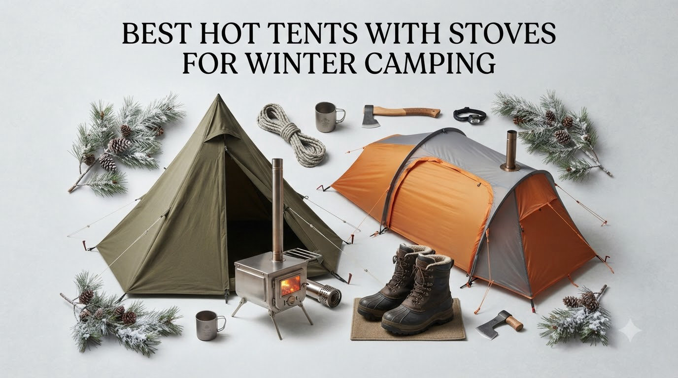 best hot tents with stoves for winter camping