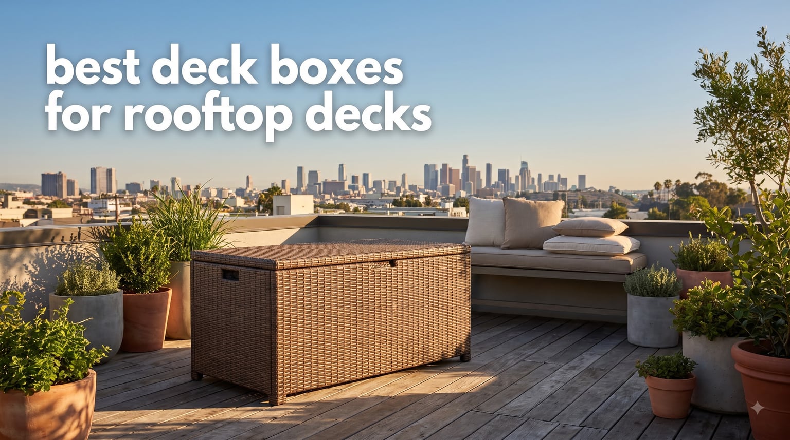 best deck boxes for rooftop decks