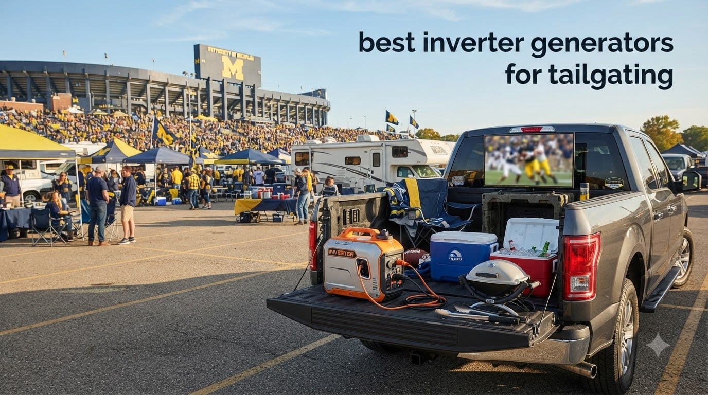 best inverter generators for tailgating