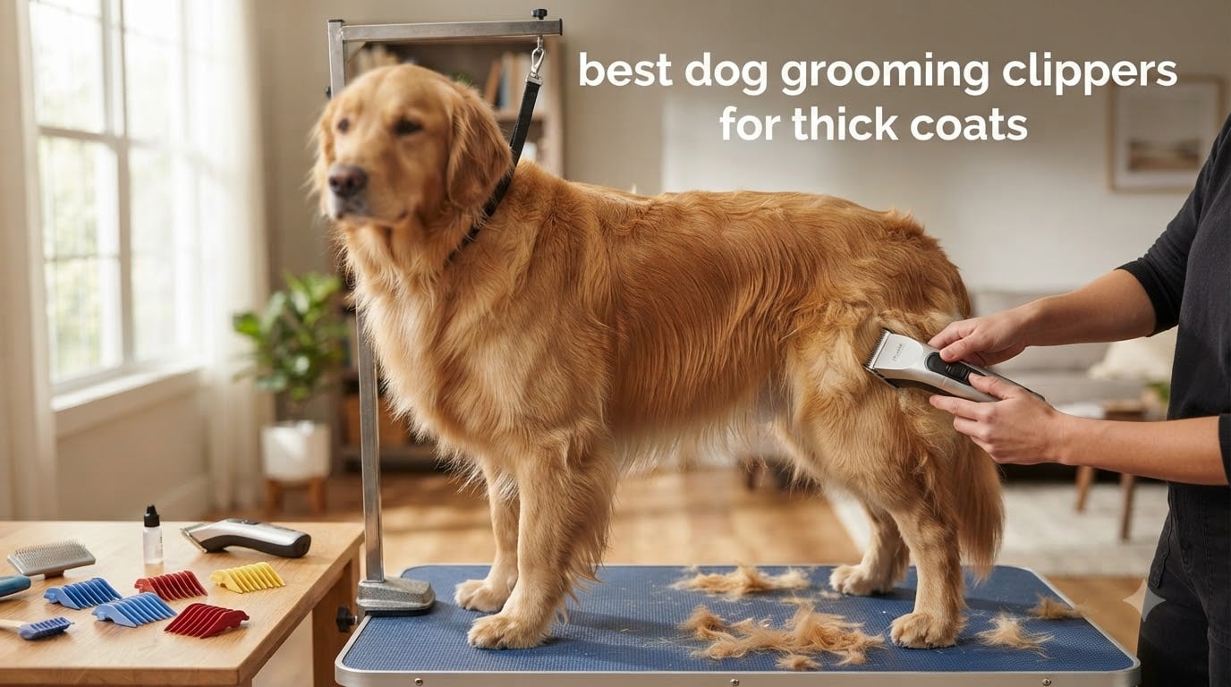 best dog grooming clippers for thick coats