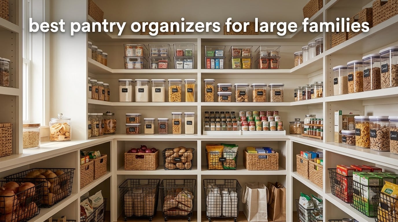 best pantry organizers for large families