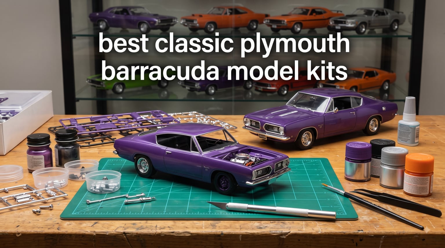 best classic plymouth barracuda model kits