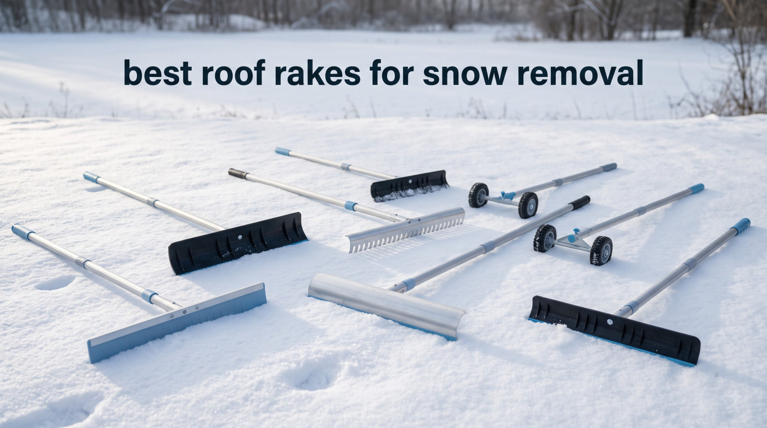 best roof rakes for snow removal