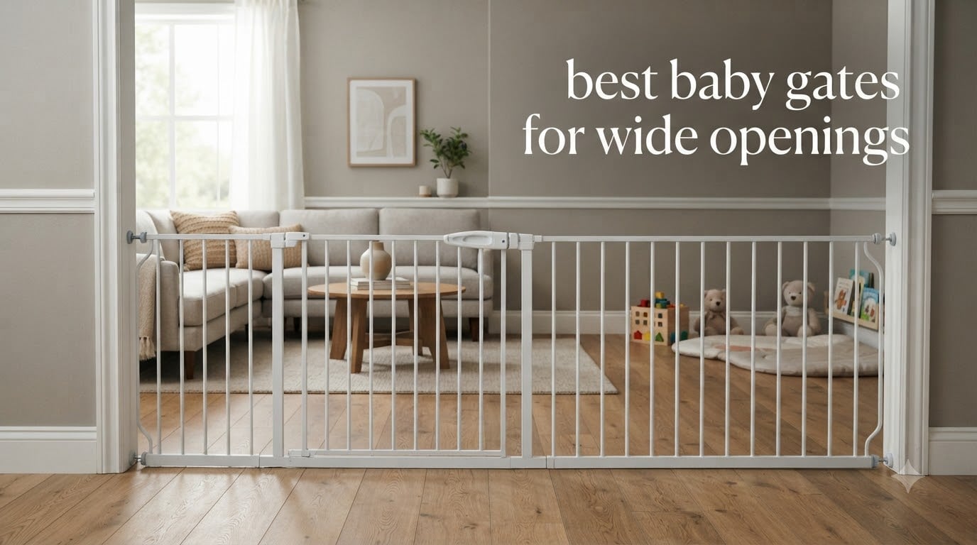 best baby gates for wide openings