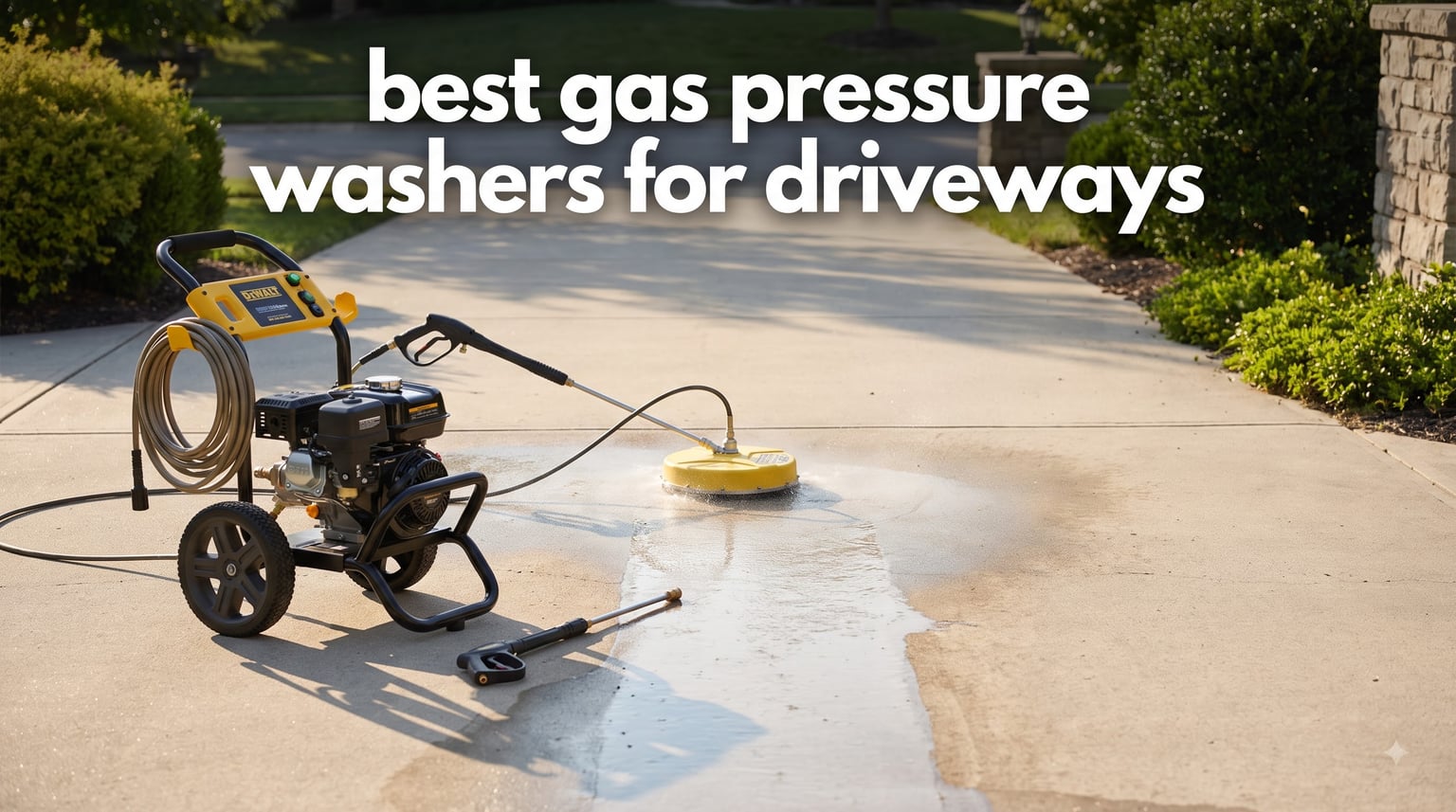 best gas pressure washers for driveways