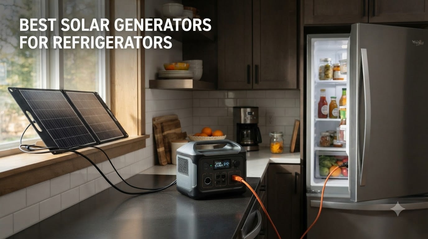 best solar generators for refrigerators