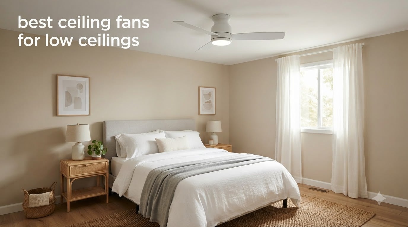 best ceiling fans for low ceilings