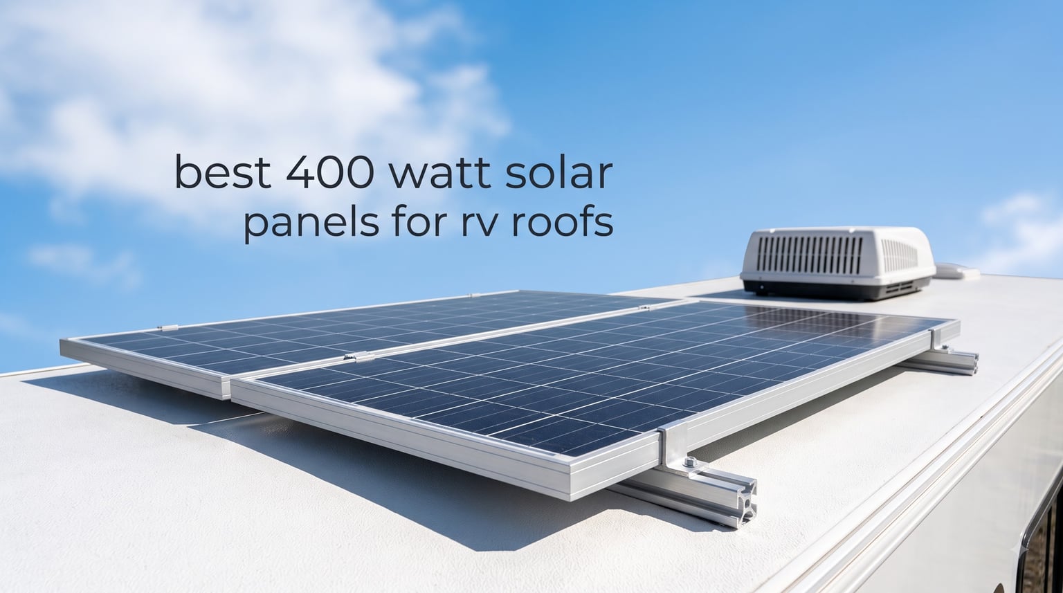 best 400 watt solar panels for rv roofs