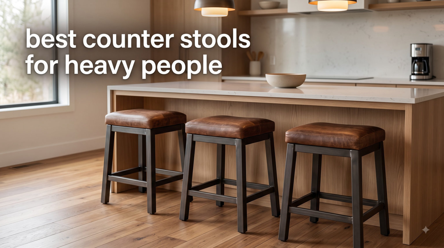 best counter stools for heavy people