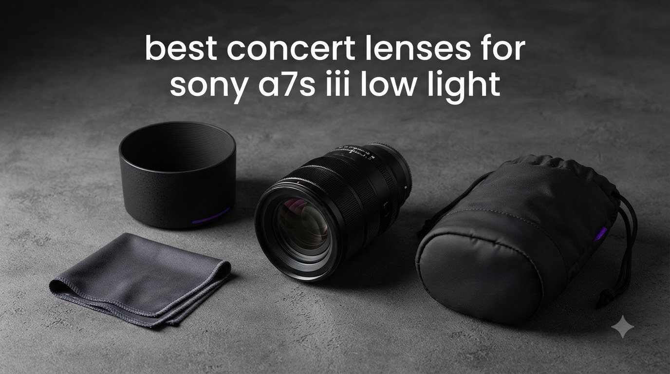 best concert lenses for sony a7s iii low light
