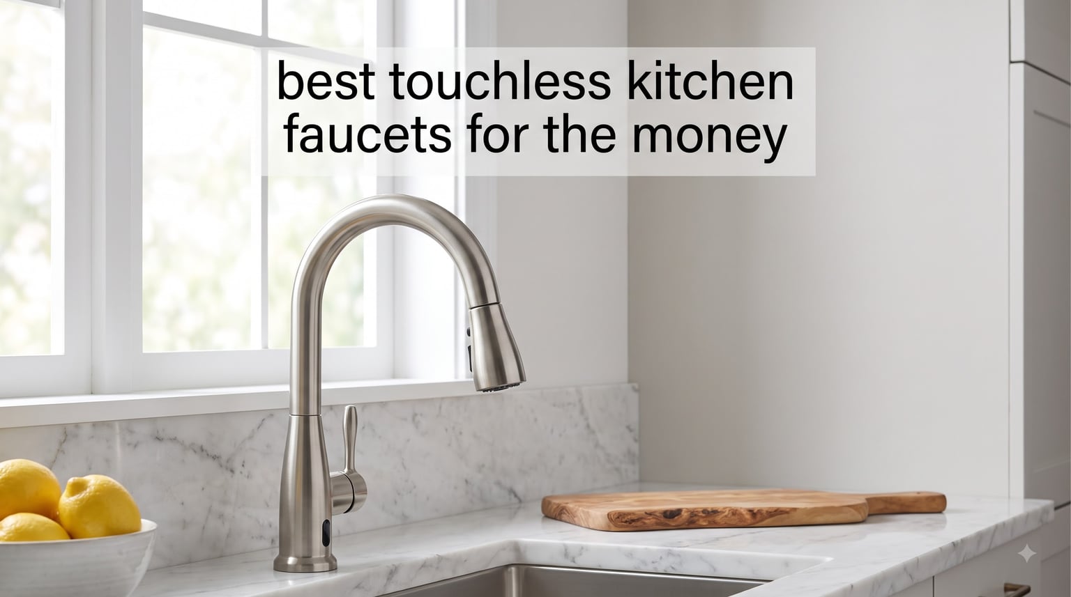 best touchless kitchen faucets for the money